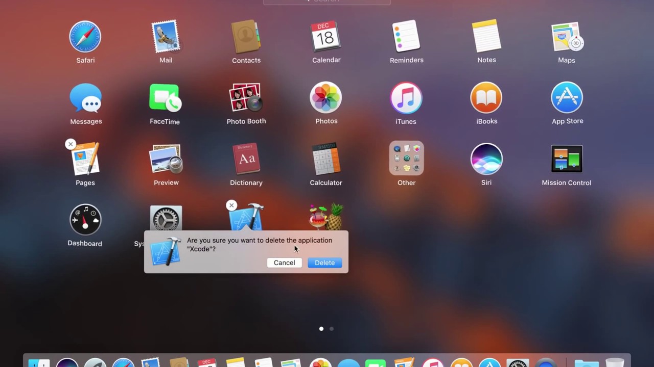 How Do I Remove An App From Mac Xcode